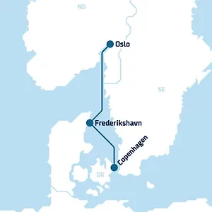 Dfds Ferry - To Oslo , Copenhagen Denmark
