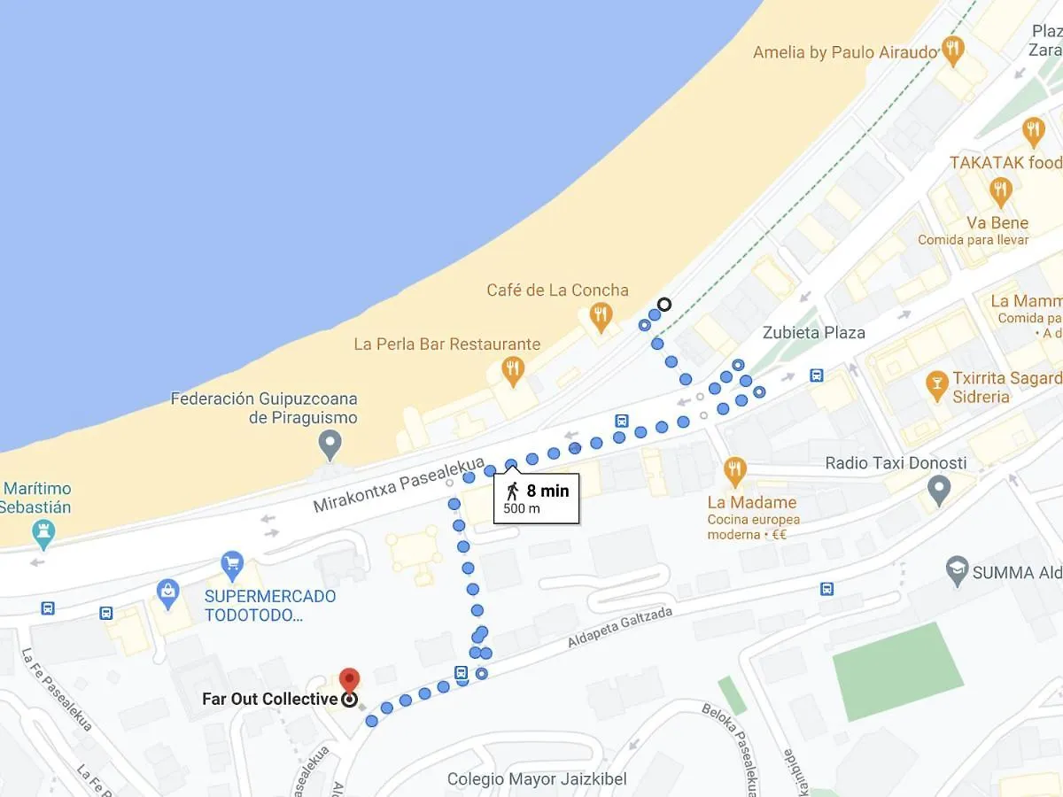 Quarto em Acomodações Particulares Far Out Inn San Sebastián